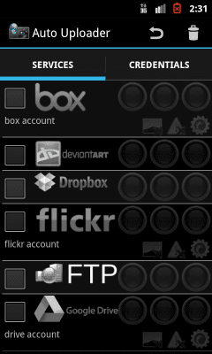 Screenshot of the application Auto Uploader - DISCONTINUED - #2