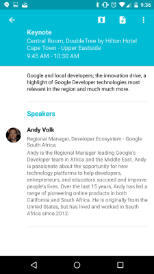 Screenshot of the application Interactive Events - #3