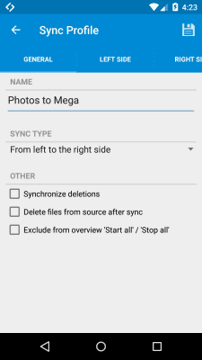 Screenshot of the application Synchronize Ultimate - #6