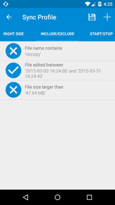 Screenshot of the application Synchronize Ultimate - #7