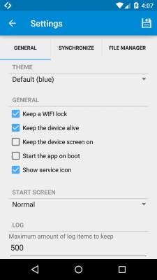 Screenshot of the application Synchronize Ultimate - #8