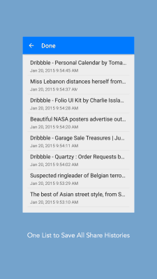 Screenshot of the application MShare - 1 Tap to Batch Share - #4
