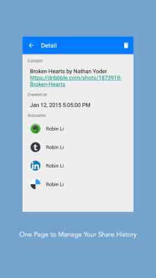 Screenshot of the application MShare - 1 Tap to Batch Share - #6