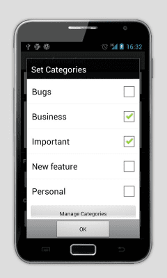 Screenshot of the application Outlook Note - USB Sync - #4