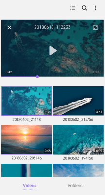 Screenshot of the application Samsung Video Library - #3