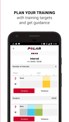 Screenshot of the application Polar Flow - #4