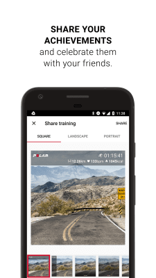 Screenshot of the application Polar Flow - #7