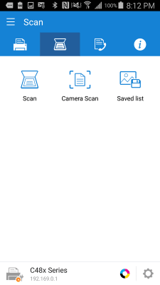 Screenshot of the application Samsung Mobile Print - #2