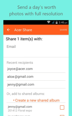 Screenshot of the application abPhoto - #6