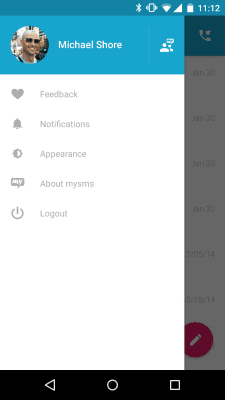 Screenshot of the application Forward SMS texting w/ 2phones - #6