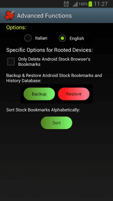 Screenshot of the application Bookmarks Easy Import - #2
