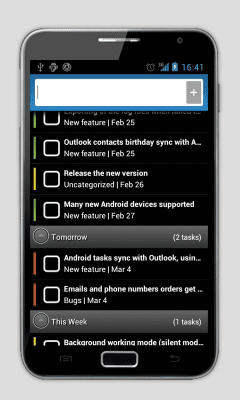Screenshot of the application Outlook Task - USB Sync - #2