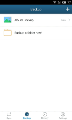 Screenshot of the application Plusync: File Sync and Sharing - #6