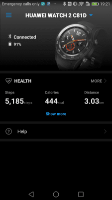 Screenshot of the application Huawei Wear - #1