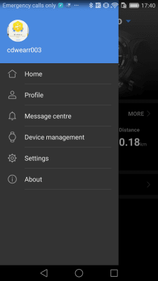 Screenshot of the application Huawei Wear - #2