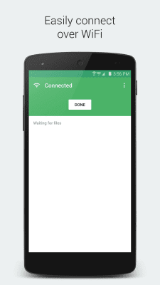 Screenshot of the application Pushbullet Portal - WiFi file transfers - #2