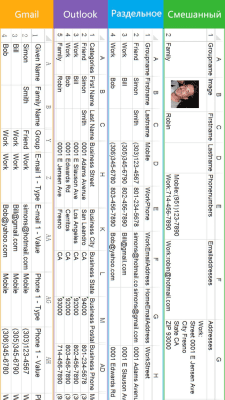 Screenshot of the application SA Contacts Lite - #4