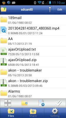 Screenshot of the application USB Sharp - File Sharing - #1