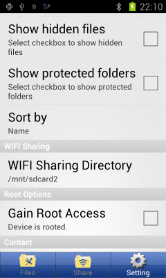 Screenshot of the application USB Sharp - File Sharing - #5