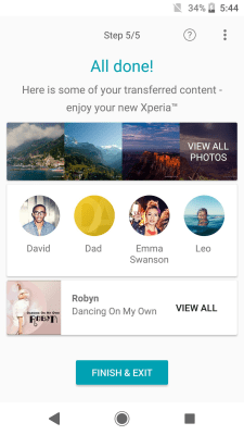 Screenshot of the application Xperia Transfer Mobile - #6