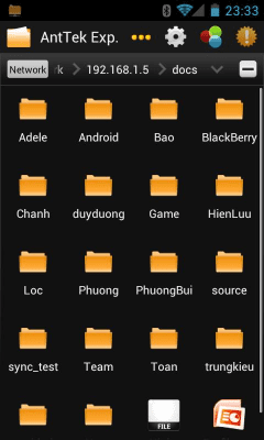 Screenshot of the application AntTek WebDAV Client - #3
