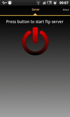 Screenshot of the application Ftp Server - #1