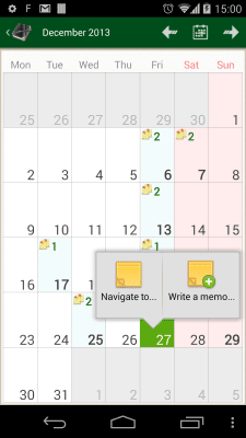 Screenshot of the application Memoires: personal diary - #5