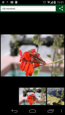 Screenshot of the application Memoires: personal diary - #6