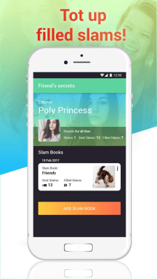 Screenshot of the application Questionnaire Secrets of Friends - #3
