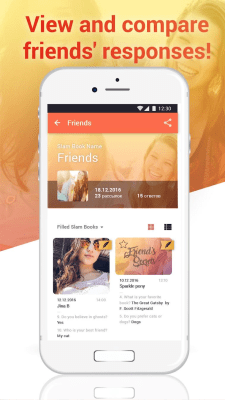 Screenshot of the application Questionnaire Secrets of Friends - #4
