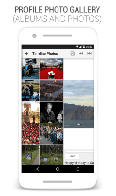 Screenshot of the application Fast Facebook - #3