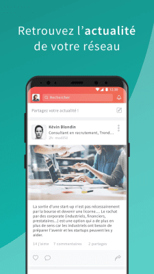 Screenshot of the application Viadeo - #7