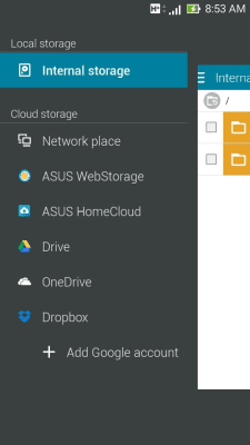 Screenshot of the application ASUS ZenUI Services - #3