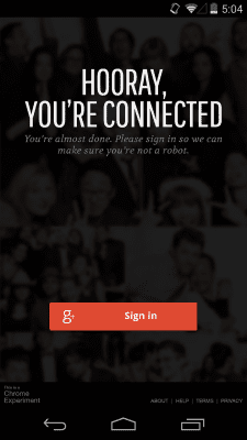 Screenshot of the application Photowall for Chromecast - #4