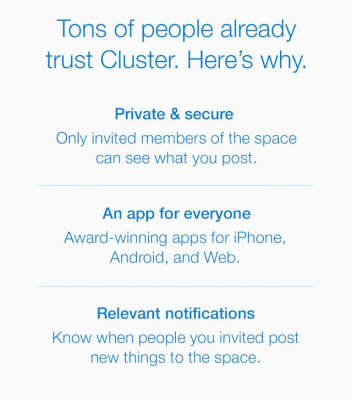 Screenshot of the application Cluster - #5