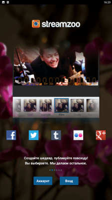 Screenshot of the application Streamzoo - #3