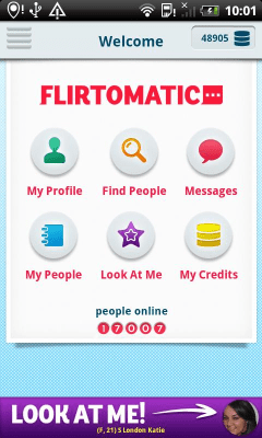 Screenshot of the application Flirt Chase - #1