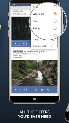 Screenshot of the application BaconReader for Reddit - #6