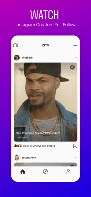 Screenshot of the application IGTV - #4