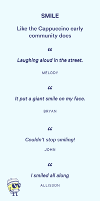 Screenshot of the application Cappuccino - #5