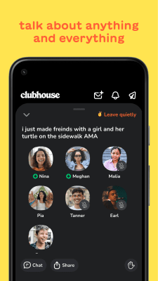 Screenshot of the application Clubhouse: Drop-in audio cha‪t - #4