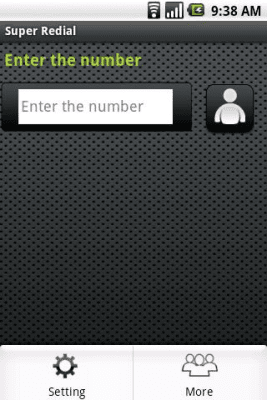 Screenshot of the application Super Dial-up - #5