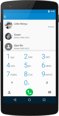 Screenshot of the application exDialer - #2