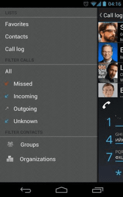 Screenshot of the application Dialer One - free smart dialer - #4