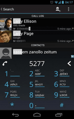 Screenshot of the application Dialer One - free smart dialer - #5