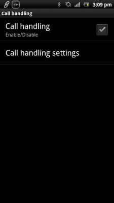Screenshot of the application Call handling smart extension - #4