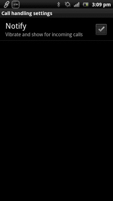 Screenshot of the application Call handling smart extension - #5