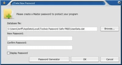 Screenshot of the application Toolwiz Password Safe - #1