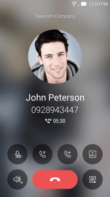 Screenshot of the application ASUS Calling Screen - #3