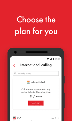 Screenshot of the application Rebtel: Cheap and Free Calls - #5